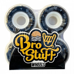 Колеса для скейтборда Bro Stuff Original Logo Black 101A 54мм