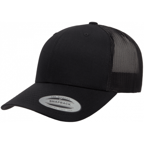 Кепка FlexFit 6606 Retro Trucker - Black